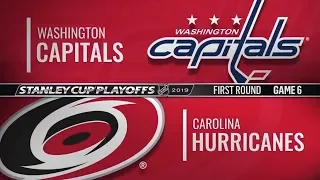 Washington Capitals vs Carolina Hurricanes | Apr 22, 2019 | Game 6 Stanley Cup 2019 | Обзор матча