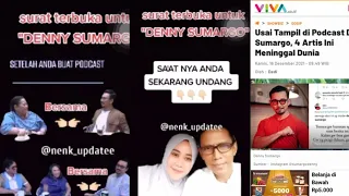 GIL4 NIH‼️4 ARTIS M3N1NGG4L, DODDY DISURUH UNDANG KE DENNY SUMARGO;SUPAYA NYUSUL?Ini komen netizen