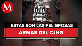 Así son las armas del CJNG; EU identifica 6 sospechosos de contrabando con el cártel