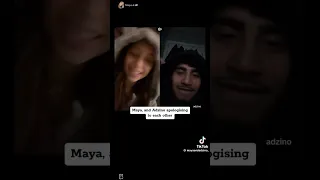 maya adzino cute Cople apologies