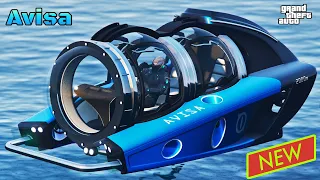 NEW Submarine Avisa Review | GTA Online | Cayo Perico Heist | DLC