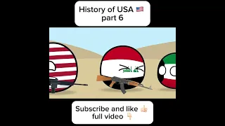 Countryballs - History of USA part 5  #history #countryballs #map #usa #polandball  #ww2