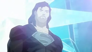 Reign of the Supermen:Steel vs Eradicator fight / Superman resurrects