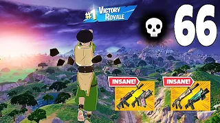 66 Elimination Solo Vs Squads "Zero Build" Gameplay Wins (Fortnite chapter 5)