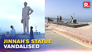 Pakistan: Baloch Liberation Army Destroys Mohammad Ali Jinnah's Statue In Gwadar Port | Republic TV