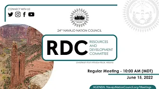 (PART 2) Resources & Development Committee Regular Meeting, 24th Navajo Nation Council (06/15/22) vi