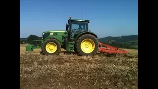 déchaumage 2017 john deere 6140r