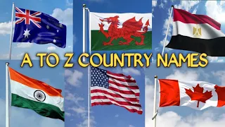 Learn ABCD | A to Z country names with their flags