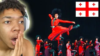 Reacting To Georgia's National Dance - Sukhishvili "Tamashi"