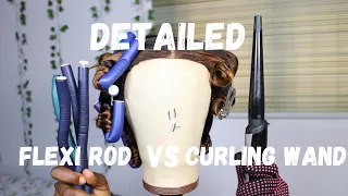 Flexi Rod VS Curling Wand | Heat VS No Heat Curls