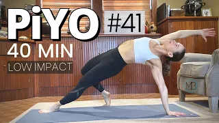 40 MIN PiYO Full Body Workout | Yoga Flow & More | No Equipment #41