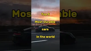 Top 5 Most Durable 💪 Cars in the world 😱 #viral #top10 #facts #ytshorts