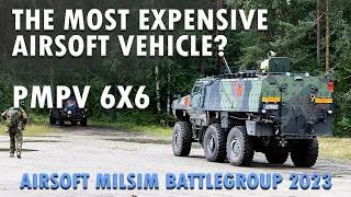 The most expensive airsoft vehicle in Battlegroup 2023 milsim event: Protolabs PMPV 6X6 Misu?