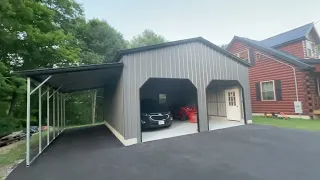 Metal Garage Build from Best Choice Metal Structures