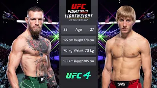 Conor McGregor vs Paddy Pimblett Full Fight - UFC Fight Of The Night