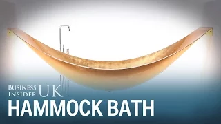 A UK company makes 24-carat gold leaf bathtubs