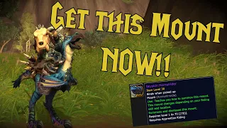 NOW is the PERFECT Time to get this Mount!! Skyskin Hornstrider EASY with 10.0.7 - Wow Dragonflight