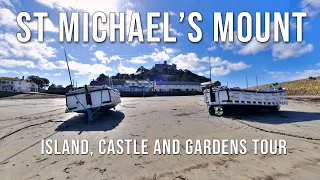 St Michael's Mount - Complete Tour of Castle, Island and Gardens - Cornwall Guide 4K Video