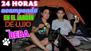 24 HORAS ACAMPANDO CON LA BEBA EN EL JARDÍN | ANANANA TOYS