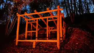 Do-it-yourself Massive Dugout, How to Build It, Wooden Construction, Craft Skills-Part 1