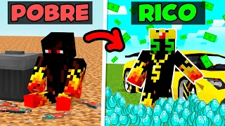 Fui de POBRE a RICO no Minecraft