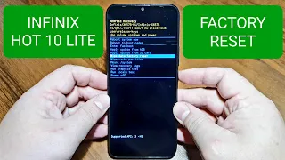 INFINIX HOT 10 LITE X657B factory reset / сброс до заводских настроек