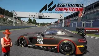 ASSETTO CORSA COMPETIZIONE. СНАЧАЛА СПА ПРОЕДЕМ А ПОТОМ КОМПЕТИШН. Часть2