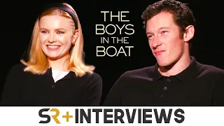 The Boys In The Boat Interview: Callum Turner & Hadley Robinson On Inspiration & Chemistry Building