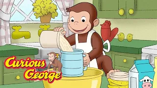 George Makes Bread 🐵 Curious George 🐵 Kids Cartoon 🐵 Kids Movies