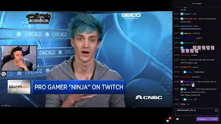 Myth reacts to Ninja on news