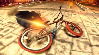 POWER BODY SLIDE ON BMX BIKE