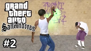 Grand Theft Auto San Andreas - I Graffiti di Groove Street! - Parte 2 - (Salvo Pimpo's)