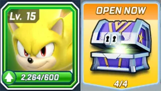 Sonic Forces - Movie Super Sonic Battle Chests - Open Platinum Chest and Very Lucky with a Silver C