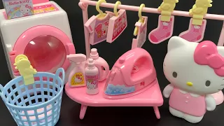 9 minutes Satisfying with Unboxing Hello Kitty Laundry ASMR