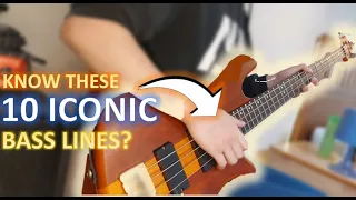 Can YOU guess these 10 ICONIC Bass lines???