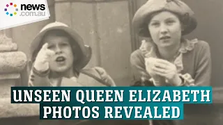 Unseen photos provide inside look at Queen Elizabeth's early life