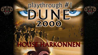 Dune 2000 (PC) - House Harkonnen conquering Arrakis