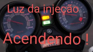 Fazer,lander,Ténéré , crosser  acendendo a luz da injeção eletrônica.