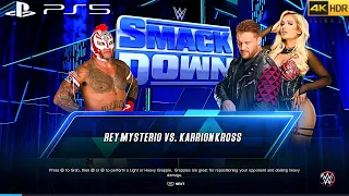 WWE 2K23 (PS5) - REY MYSTERIO vs KARRION KROSS | SMACKDOWN, JAN. 27, 2023 [4K 60FPS HDR]