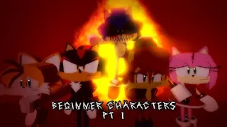 OUTDATED|| Sonic.EXE The Disaster Guide | Part 1 | BEGINNINER CHARACTERS |