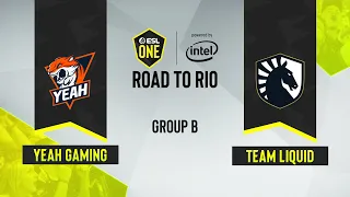 CS:GO - Team Liquid vs. Yeah Gaming [Mirage] Map 2 - ESL One Road to Rio - Group B - NA