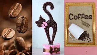 Home decorating ideas handmade with Coffee bean | 6 Coffee bean craft