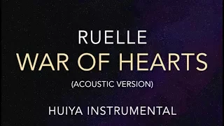[Instrumental/karaoke] Ruelle - War Of Hearts (Acoustic) [+Lyrics]