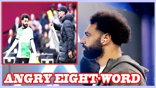 Mo Salah responds to Jurgen Klopp row with angry eight-word message as he leaves London Stadium