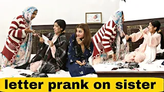 LOVE LETTER PRANK ON SISTER 😂|| GONE WRONG