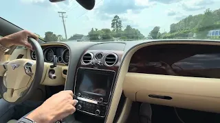 2014 Bentley Continental GT W12 Driving Video!! Massive power!!