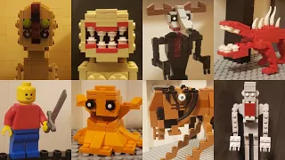 All LEGO SCP Characters | SCP Creepy Facility