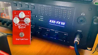 Axe-FX III FW 13 Public Beta. Box O' Crunch A/B'd with Crunch Box V2