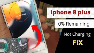 iPhone 8 Plus 0% Remaining On Charging!Charging stuck at 0% fix