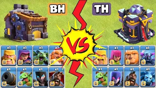 TH-15 Troops vs BH Troops - Clash of Clans